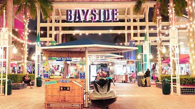 Bayside Mall, Shopping center, Downtown Miami, Miami, Florida, USA
